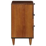 vidaXL Cabinet de chevet Marron 50 x 33 x 62 cm Bois de mangue massif