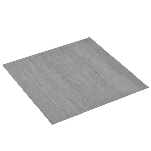 vidaXL Dalles de plancher PVC autoadhésif 5 11 m² gris pointillé