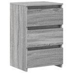 vidaXL Tables de chevet 2 Pièces Sonoma gris 40x35x62 5cm Bois ingénierie