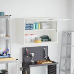 vidaXL Armoire murale pour garage Blanc 80 x 40 x 53 cm