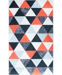 Tapis d'intérieur Triangle 160 x 230 cm - Rouge