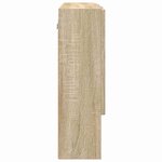 vidaXL Armoire Miroir Chêne Sonoma 80 x 17 x 55 cm Bois d'ingénierie