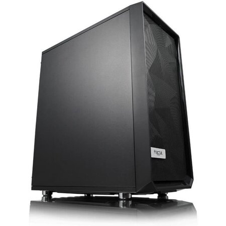 FRACTAL DESIGN BOITIER PC Meshify C - Solid Side Panel - Noir - Format ATX (FD-CA-MESH-C-BKO)