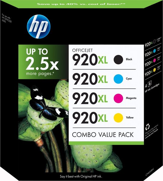 Pack 4 cartouches d'encre hp 920 xl ( noir  cyan  magenta  jaune)