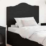 vidaXL Tête de lit Chêne noir 100 cm Bois d'ingénierie
