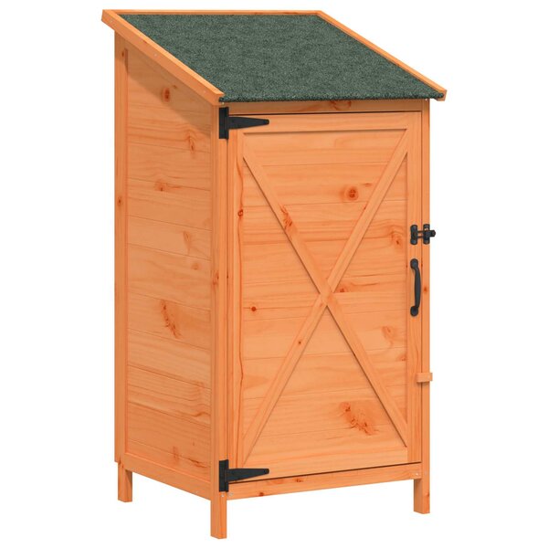vidaXL Abri de jardin Marron 59 5 x 56 x 113 5 cm Bois de Sapin Massif