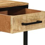 vidaXL Bureau d'écriture avec tiroir Marron 100 x 50 x 75 cm