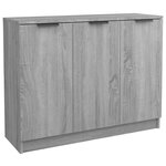 vidaXL Buffet Sonoma gris 90 5x30x70 cm Bois d'ingénierie