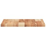 vidaXL Dessus de table carré 40x40x2 cm bois massif d'acacia