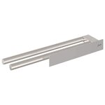 vidaXL Porte-serviettes Argent 40 x 9 x 4 cm Acier inoxydable