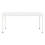 vidaXL Table basse Blanc 100 x 50 x 45 cm Bois de pin massif