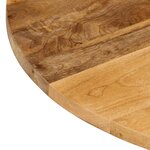vidaXL Dessus de table Ø 90x2 5 cm rond bois de manguier massif