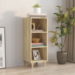 vidaXL Buffet Chêne sonoma 34 5x32 5x90 cm Bois d'ingénierie