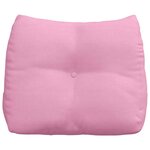 vidaXL Coussin de Dos Rose 60 x 24 x 50 cm tissu