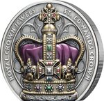 Pièce de monnaie en Argent 5 Dollars g 62.2 (2 oz) Millésime 2026 ST EDWARDS CROWN