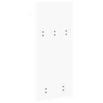 vidaXL Porte-manteau mural Blanc 90 x 40 x 10 cm Bois d'ingénierie