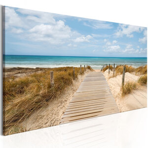 Tableau - windy beach l x h en cm 135x45