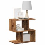 vidaXL Tables de chevet 2Pièces vieux bois 50x30x51 5cm bois d'ingénierie