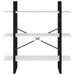 vidaXL Bibliothèque blanc 100x30x105 cm bois d’ingénierie