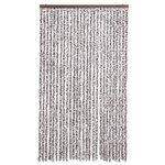 vidaXL Moustiquaire marron et beige 118x220 cm chenille
