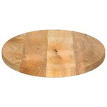 vidaXL Dessus de table 140x50x3 8 cm ovale bois massif de manguier