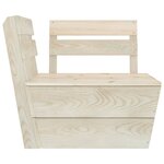 Vidaxl salon de jardin palette 6 pièces bois d'épicéa imprégné