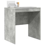 vidaXL Bureau Gris béton 70 x 50 x 76 cm