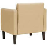 vidaXL Canapé-chaise accoudoirs gris-vert 54 cm tissu velours côtelé