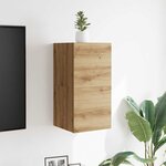 vidaXL Meubles TV muraux 2 Pièces chêne artisanal 30 5x30x30 cm
