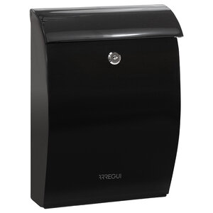 Boîte aux lettres en plastique  Mininova E5334  Robuste  Anticorrosion  Noir