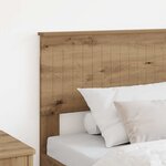 vidaXL Tête de lit Chêne artisanal 75 cm Bois d'ingénierie