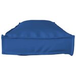 vidaXL Coussin pour banc de palette Bleu royal 120 x 40 x 8 cm