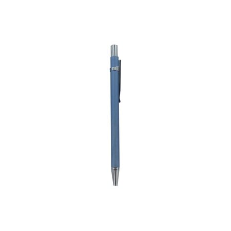 Cristo - mini stylo bille 10.7 x 0.5 cm en métal - bleu