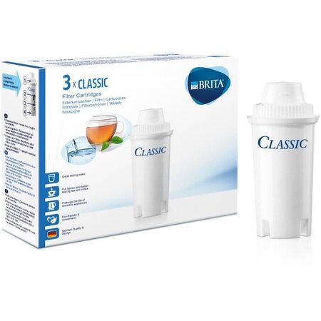 Brita pack de 3 cartouches filtratantes classic blanc