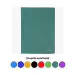 Porte vues prolypro souple grainées opaque 20 vues A4 Couleurs aléatoires EXACOMPTA