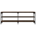 vidaXL Meuble TV chêne marron 140x30x50 cm bois d'ingénierie