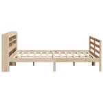 vidaXL Cadre de lit avec tête de lit sans matelas 200x200 cm