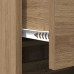 vidaXL Buffet Chêne artisanal 70 x 35 5 x 67 5 cm Bois d'ingénierie