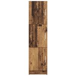 vidaXL Buffet marron Bois usé Faux bois Compact Buffet marron