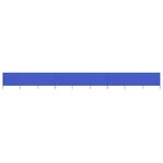 vidaXL Paravent 9 panneaux Tissu 1200 x 120 cm Bleu azuré
