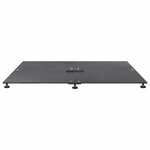 vidaXL Pied de parasol Gris foncé 100 x 100 x 4 cm Acier