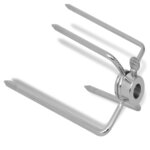 vidaXL Fourchettes de broche 2 Pièces Acier