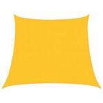vidaXL Voile d'ombrage 160 g/m² Jaune 3/4x3 m PEHD