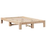 vidaXL Cadre de lit sans matelas 120x190 cm bois de pin massif