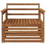 vidaXL 2 Pièce Canapé d’extérieur Naturel
