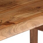 vidaXL Table à écrire Bois d'acacia massif 110 x 50 x 76 cm