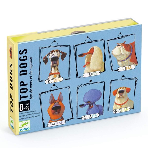 Djeco DJ05099 - Top Dogs Jeu de mots et de rapidité