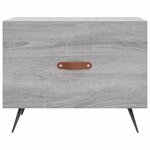 vidaXL Table basse Sonoma gris 50x50x40 cm Bois d'ingénierie