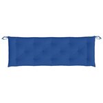 vidaXL Coussins de banc de jardin 2 Pièces bleu 150x50x7 cm tissu Oxford