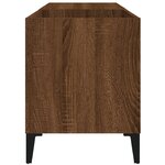 vidaXL Armoire à disques chêne marron 84 5x38x48 cm bois d'ingénierie